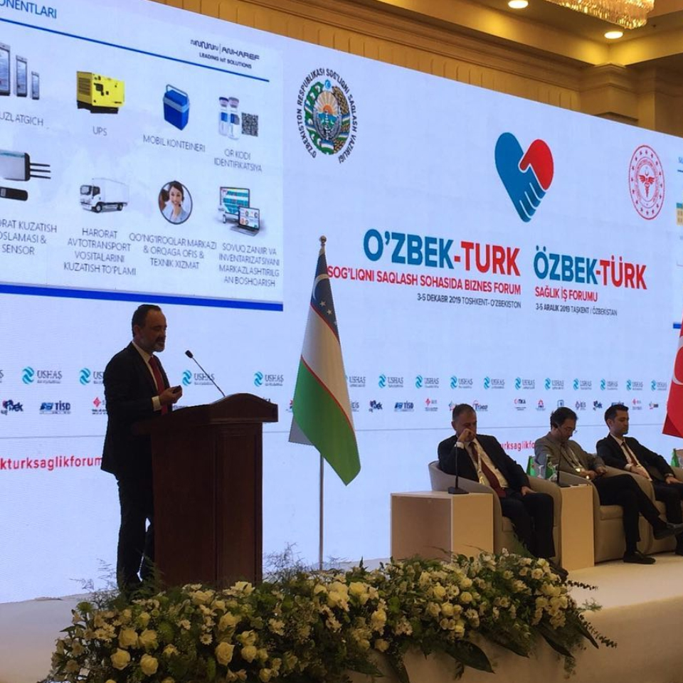 Ankaref Özbek-Türk Sağlık İş Forumu'nda